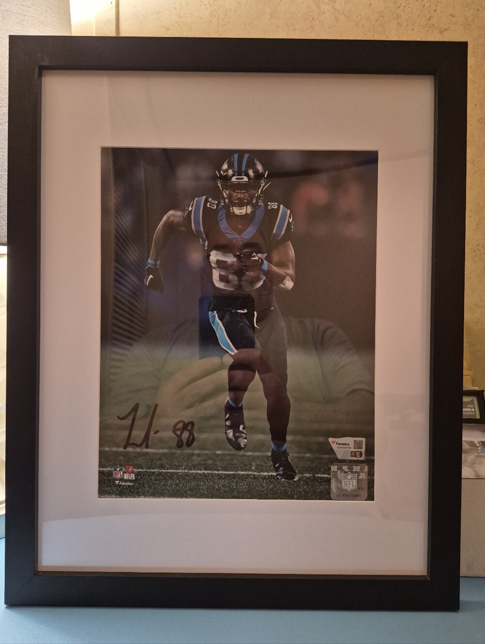 Terrance Marshall JR. Carolina Panthers Framed Autographed 8×10 Photo